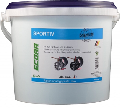 Premium Montagepaste blau - "Sportiv"